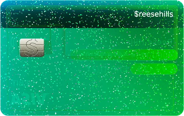 Cash App Glitter Card Design