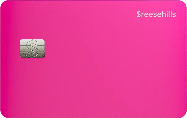 Cash App Card Pink Design