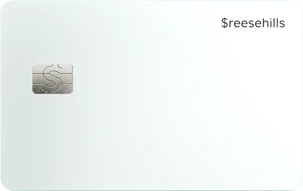 Cash App Card White Design